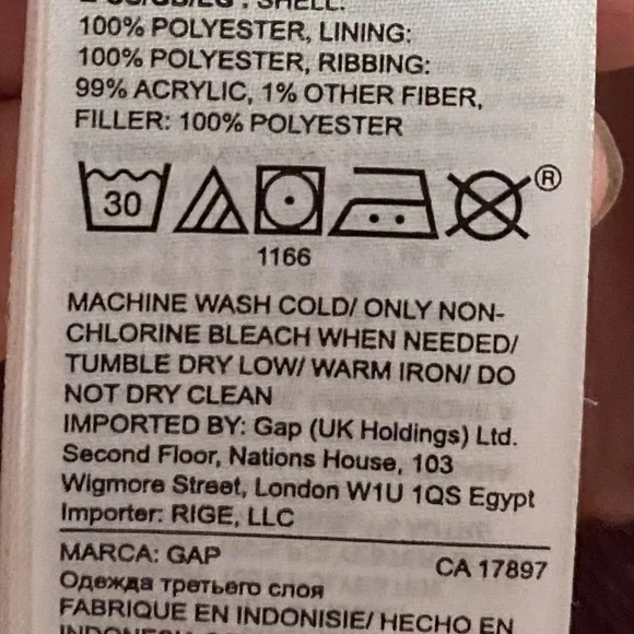 Gap Woman’s Bomber Jacket .  Size Small . Burgundy color. - Picture 5 of 14